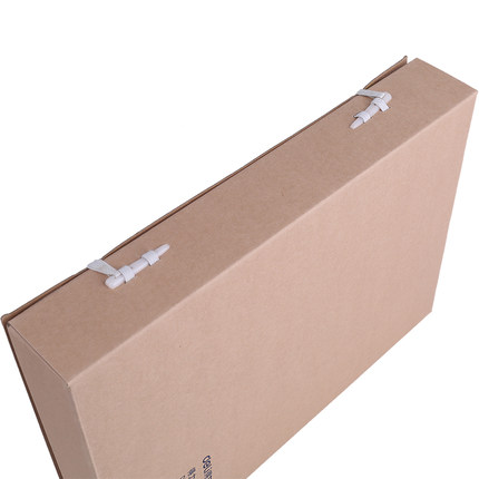 得力5612牛皮纸无酸档案盒棕黄投标文件袋办公用品收纳试卷袋整理袋大容量